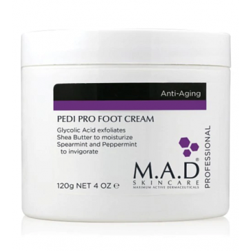 Концентрированный крем для ног с гликолевой кислотой, 120г - Anti-Aging - MAD Skincare