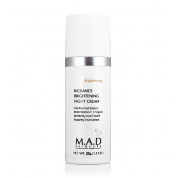 Radiance Brightening Night Cream | Ночной восстанавливающий крем выравнивающий тон кожи, 50г - MAD Skincare