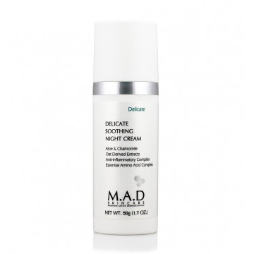 Delicate Soothing Night Cream | Успокаивающий ночной крем для ухода за чувствительной кожей, 50г - MAD Skincare