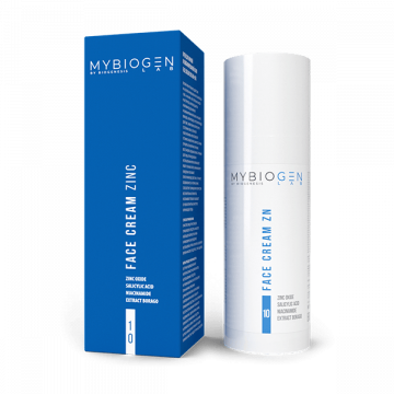 Face Cream 10 ZN | Крем для жирной и комбинированной кожи, 50мл - MYBIOGEN